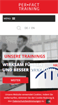 Mobile Screenshot of perfacttraining.com